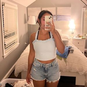 light blue summer tank top